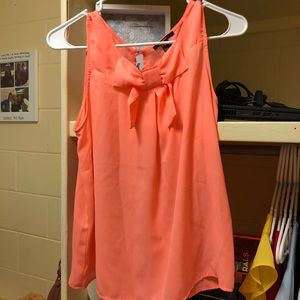 coral dress shirt